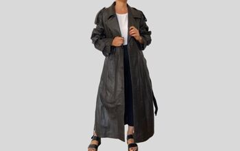 Trench-coat en cuir 3