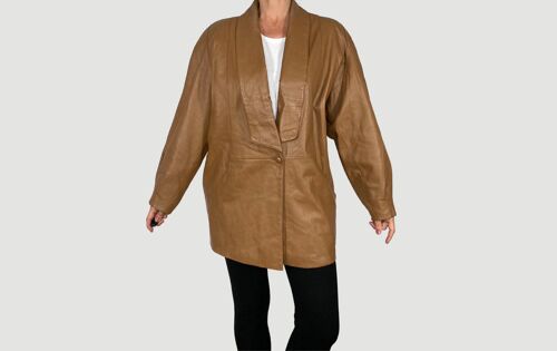 Vintage Lightweight brown Leather jacket