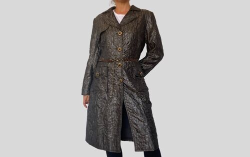 Vintage Lightweight semi-satin trench coat