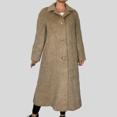 Cappotto lungo fiamma vintage