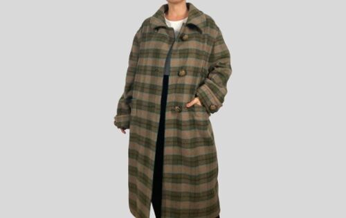 Vintage Luxury wool Overcoat