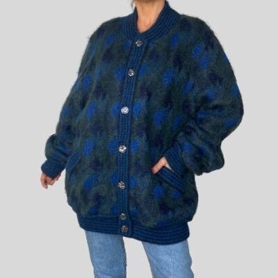 Vintage Strickjacke aus Mohair