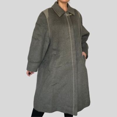 Vintage Mohair Flame Wool Overcoat