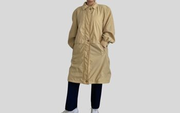 Trench Vintage Moutarde 3