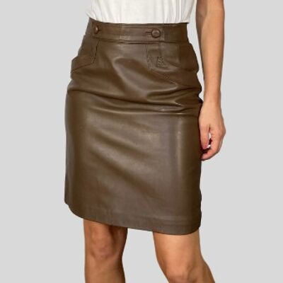 New Vintage leather skirt