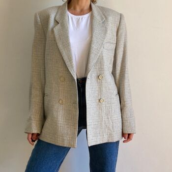 New Vintage Blazer à carreaux 2