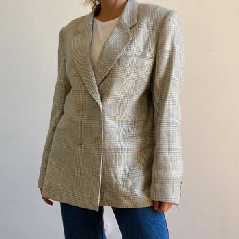 New Vintage Blazer à carreaux 3