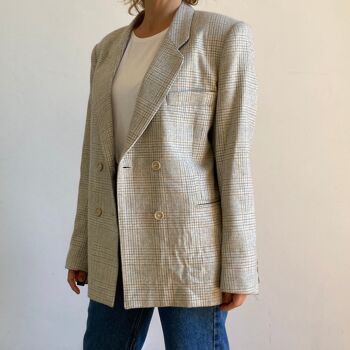 New Vintage Blazer à carreaux 8