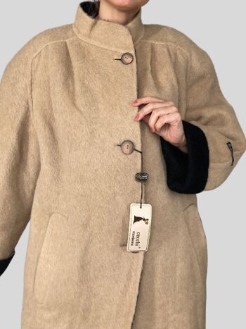 Manteau en laine d'alpaga Vintage Old Stock Vintage 8
