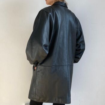 Veste en cuir oversize 5