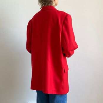 blazer rouge vintage 3