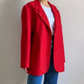 blazer rouge vintage 4