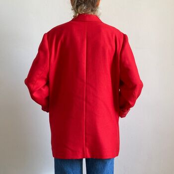 blazer rouge vintage 5