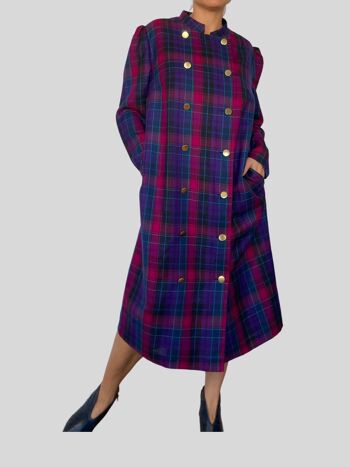 Veste habillée en laine écossaise vintage 5