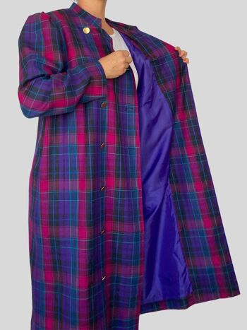 Veste habillée en laine écossaise vintage 7