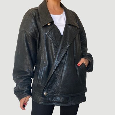 Shiny Leather Jacket