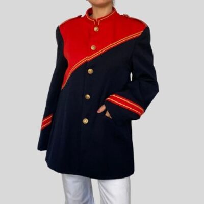 Blazer en laine d'uniforme vintage