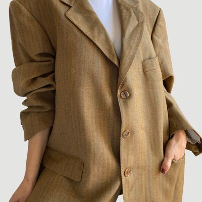 Vintage Unisex Wool Blazer