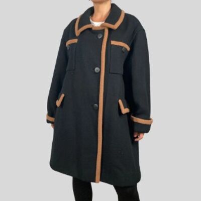 Vintage Wool Maxi Overcoat
