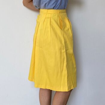 jupe jaune vintage 3