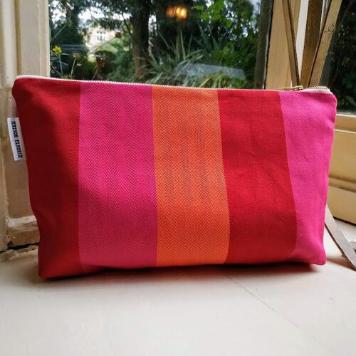 Zip Bag Red O. Pink 14"