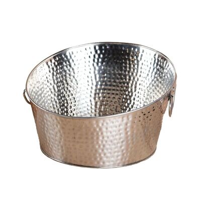 HAMMERED CHAMPAGNE BUCKET 25X40X40CM