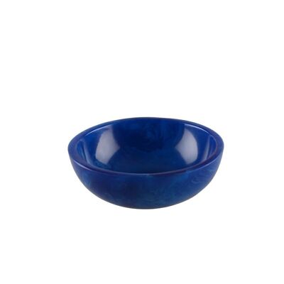 DARK BLUE RESIN BOWL 10.15CM