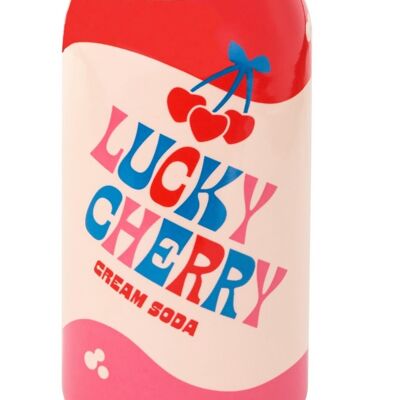 Lucky Cherry Cream Soda, vaso