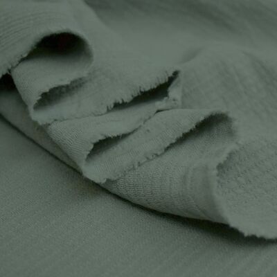 Tela de algodón bordada TWIN - Yuca