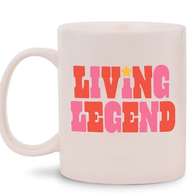 Hot Stuff Ceramic Mug, Living Legend