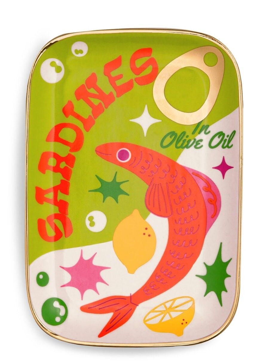 Vassoio portaoggetti, Sardine