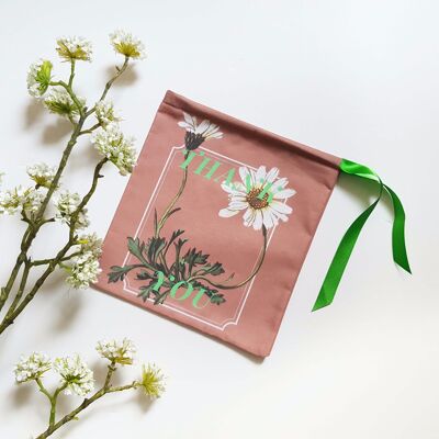 Alpine Moon Daisy Thank You Gift Pouch
