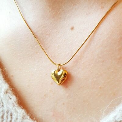 Ebrard Necklace, Heart Pendant