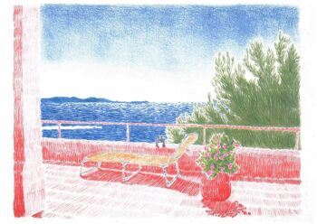 Affiche Manon Diemer - Terrasse du Paradis 1