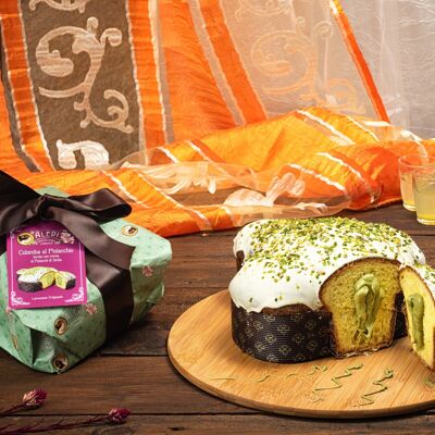 Colomba di Pistachios of Sicily tipycal easter