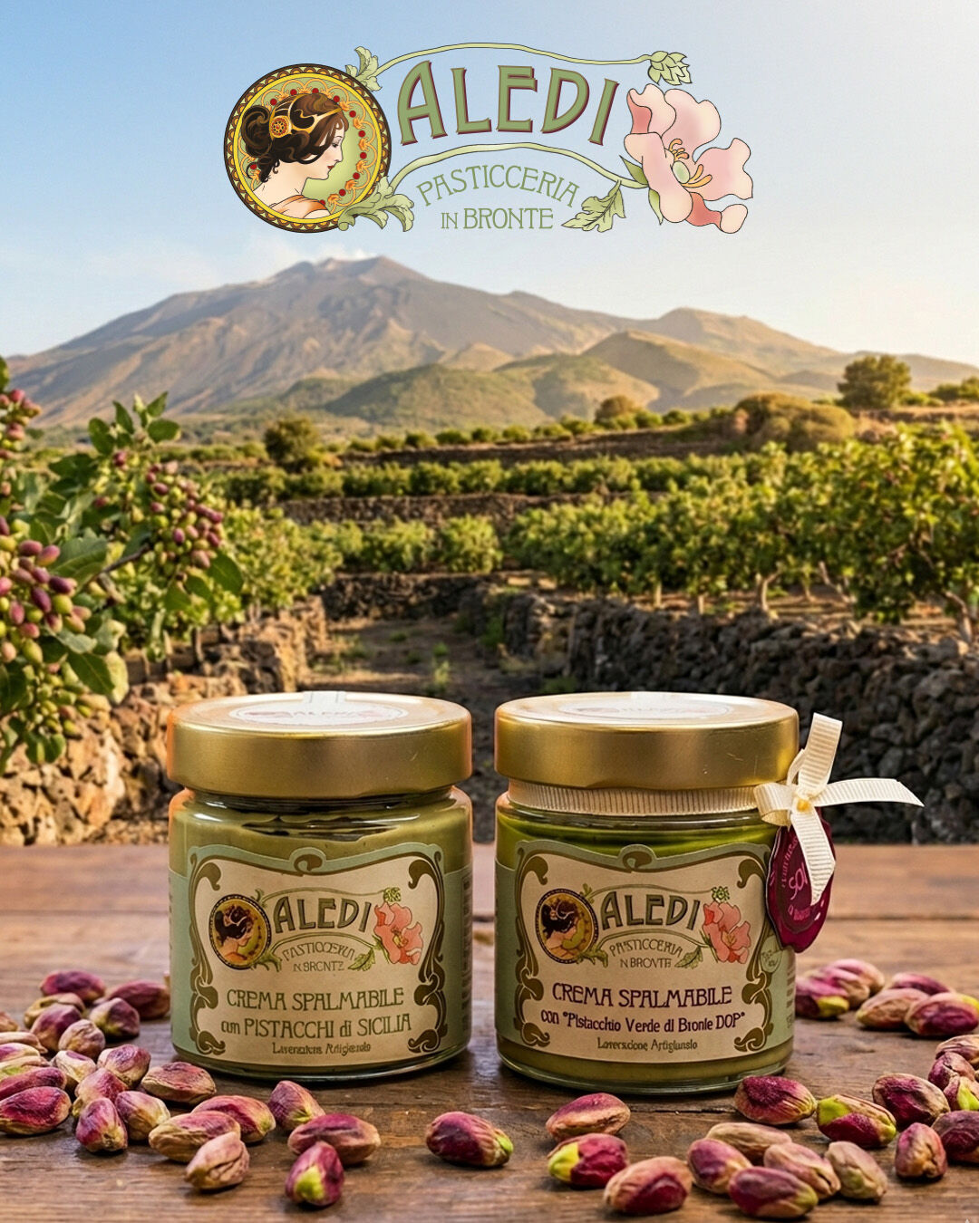 Crema di Pistacchi Sicilia 190g.