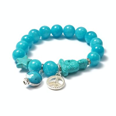 Gemstone Bracelet Hope Turquoise SilverShiny