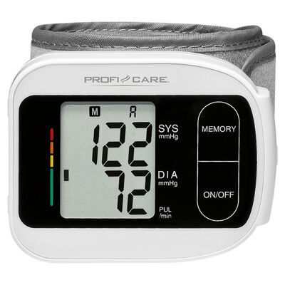 Proficare PC-BMG3018 Monitor de presión arterial de muñeca - Blanco