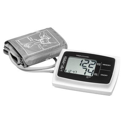 Arm blood pressure monitor with indicator Proficare PC-BMG3019-white