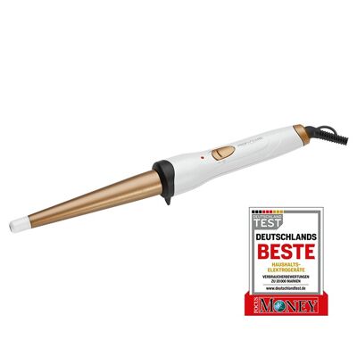 Proficare Tapered Curling Iron PC-HC3049-white/gold