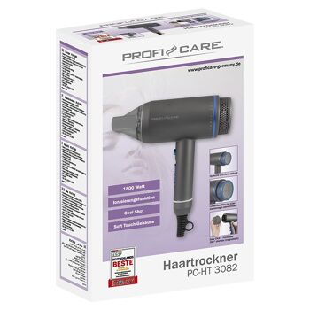 Séche-cheveux 1800W Proficare PC-HT3082-bleu/anthracite 10