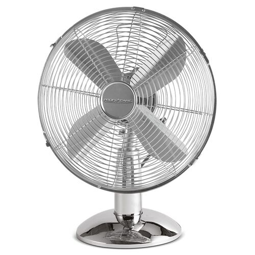 Ventilateur de table design Inox 25 cm Proficare PC-VL3062M