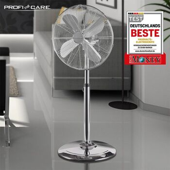 Ventilateur sur pied design Inox 40cm Proficare PC-VL3064MS 7