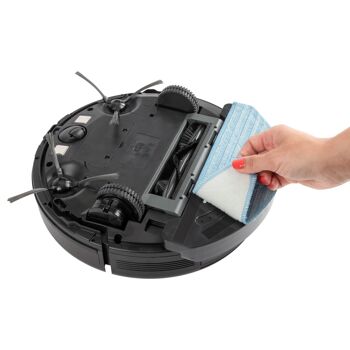 Aspirateur robot connecté Wifi avec fonction d'essuyage noir Proficare PC-BSR3108-Noir 6