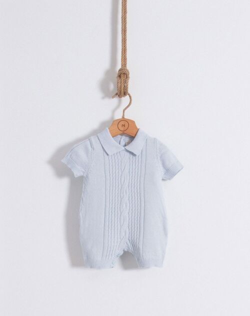 100% Cotton Knitwear Sporty Baby Romper Set