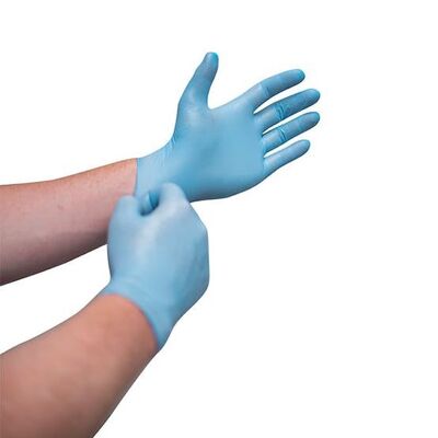 Nitrile gloves, powder-free, climate-neutral disposable gloves, close-fitting and elastic, ECO-FRIENDLY AND RECYCLEABLE