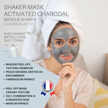 Masque Shaker Peel-Off au Charbon Actif 3