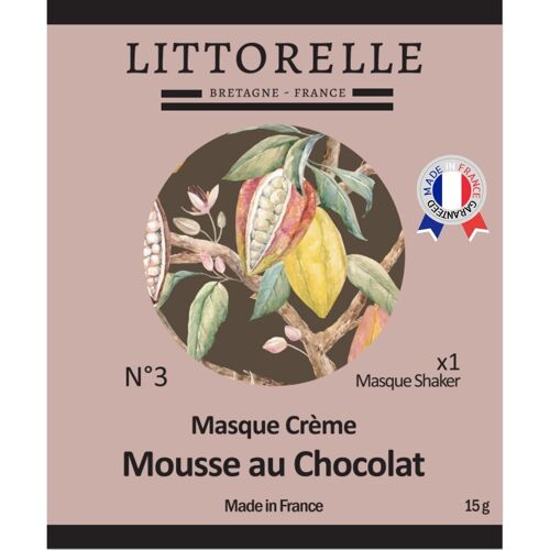 Masque Shaker Mousse au Chocolat