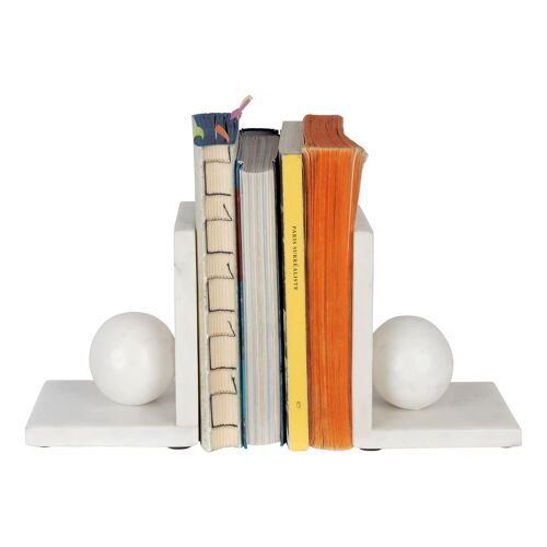 Set Two Marble Bookend Marcus