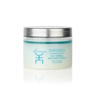 Sales termales exfoliantes corporales